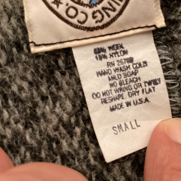 Mens shawl collar sweater made by Environmental Clothing Co made in USA - Picture 6 of 8